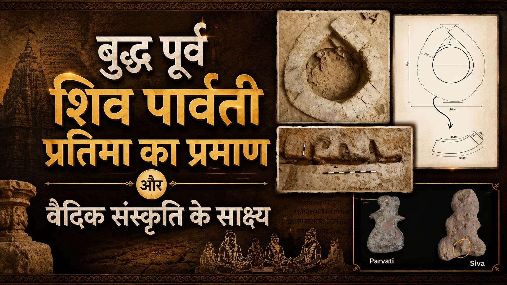 बुद्ध पूर्व शिव पार्वती प्रतिमा वैदिक संस्कृति के अद्भुत साक्ष्य